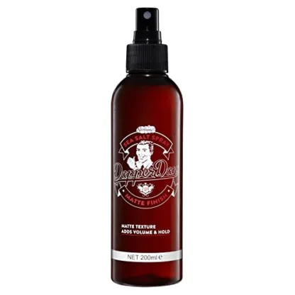 Dapper Dan Sea Salt Spray Men's Texturising Sea Salt Spray For A Matt Finish With A Textured Stylish Finish Sandalwood Scent 1 x 200 ml