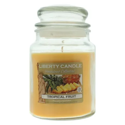 Liberty Candle Tropical Fruit 510G Glass Jar With Lid