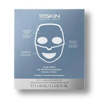 111SKIN Sub-Zero De-Puffing Energy Facial Mask 5 x 30ml