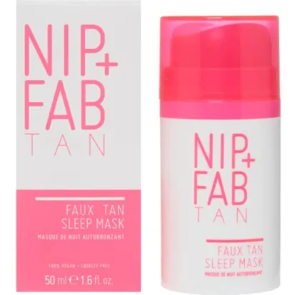 Vegan Nip+Fab Tan Faux Tan Sleep Mask 50ml Pink