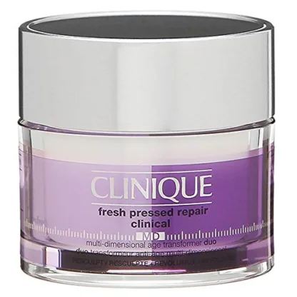 Clinique Fresh Pressed Repair Clinical MD Multi-Dimensional Age Transformer Duo Resculpt + Revolumize Face Cream 50ml