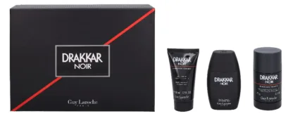 Guy Laroche Drakkar Noir 50ml Eau de Toilette + 50ml Shower Gel +75gr Deodorant Stick ( replaced by ZDRA2 &3)