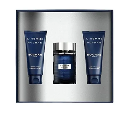 Rochas L'Homme Gift Set 100ml EDT + 100ml Aftershave Balm + 100ml Shower Gel