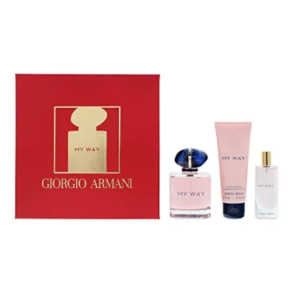 Giorgio Armani My Way Gift Set 90ml EDP + 15ml EDP + 75ml Body Lotion