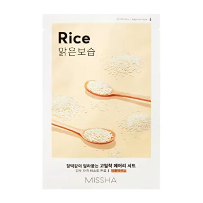 Missha Airy Fit Sheet Mask 19g - Rice