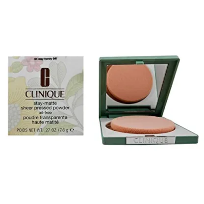 Clinique Stay-Matte Sheer Pressed Powder Oil-Free 7.6g - Honey