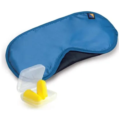 Travel Blue Travel Eye Mask and Ear plugs - Blue