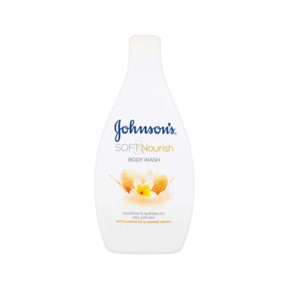 Johnsons Soft & Nourish Body Wash With Almond Oil & Jasmine Aroma 6 Pack - 400ml