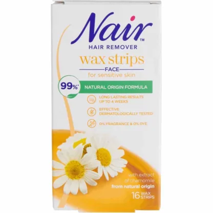 Nair Chamomile Face Wax Strips x 16