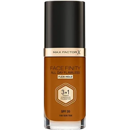 Max Factor Face Finity All Day Flawless 3 In 1 100 Sun Tan Foundation 30ml