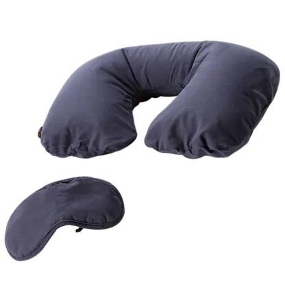 Travel Blue Inflatable Travel Pillow and Eyemask Sleep Set