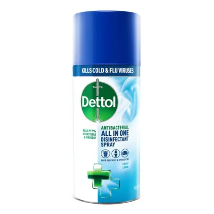 Dettol Anti-Bacterial All In One Disinfectant Spray Crisp Linen - 400ml