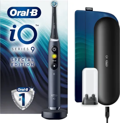 Oral-B iO9 Black IMMERSE Toothbrush + Pouch