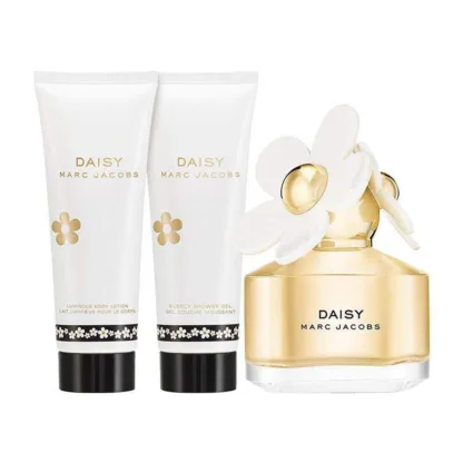 Marc Jacobs Daisy Gift Set 50ml EDT + 75ml Body Lotion + 75ml Shower Gel.