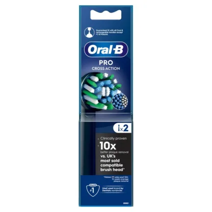 Oral-B C/A Black X-Filaments Replacement Head 2Pk