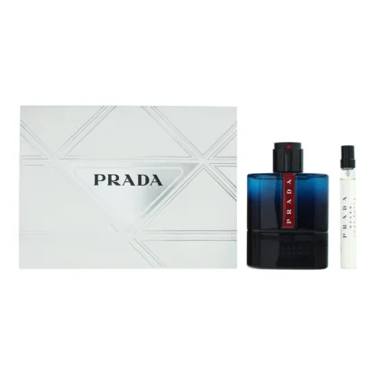 Prada Luna Rossa Ocean 2 Piece Gift Set: Eau De Toilette 100ml - Eau De Toilette 10ml