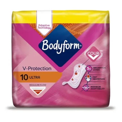 Bodyform Cour-V Ultra Normal Sanitary Towels PMP x 10