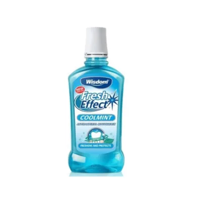 Wisdom Fresh Effect Mouthwash Coolmint 8 Pack - 500ml