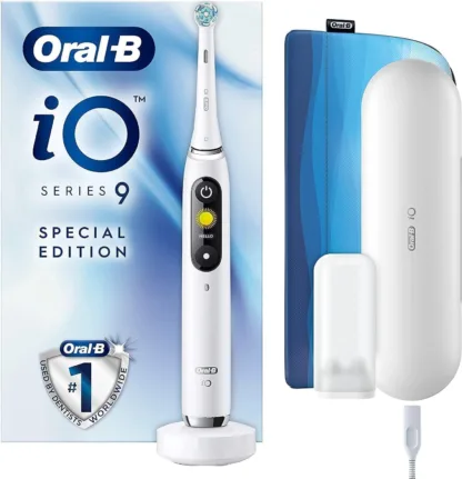 Oral-B iO9 White IMMERSE Toothbrush + Pouch