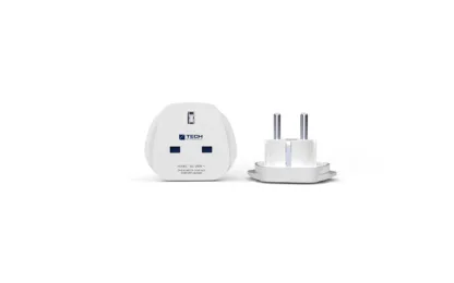 Travel Blue UK to Europe Travel Adaptor - Pack of 2