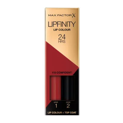 Max Factor Lipfinity 24 Hrs 115 Confident Lip Colour 2.3ml