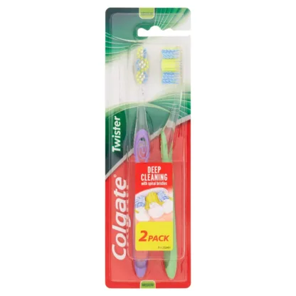 Colgate Twister Fresh Twinpack Toothbrush x 2