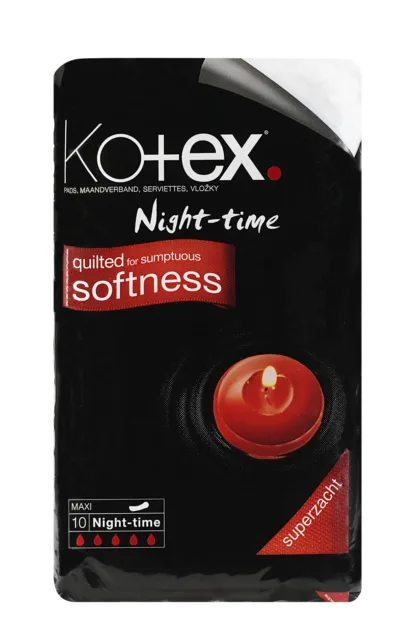 Kotex Maxi Towels Nightime x 10