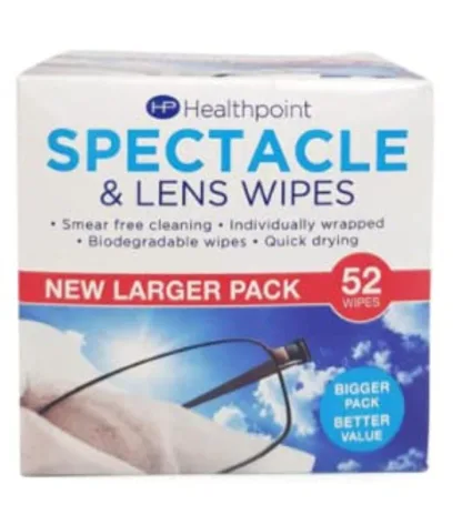 Healthpoint Spectacle 52 Wipes - 6 Packs of 52 Wipes (312 Wipes)