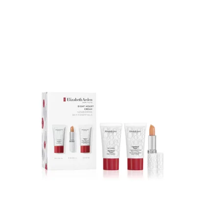 Elizabeth Arden Eight Hour Cream Gift Set 15ml Skin Protectant + 3.7ml Lip Balm SPF15 + 15ml Intensive Moisturizing Hand Treatment