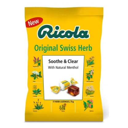 Ricola Soothe and Clear Original Herb Bag