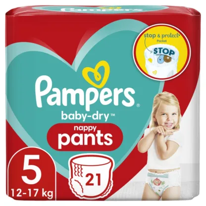 Pampers Baby Dry Pants Unisex Size 5 x 21