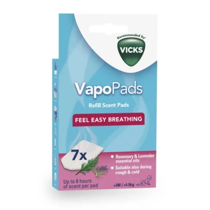 Vicks VapoPads Rosemary & Lavender - 7 Scented pads with essential oils