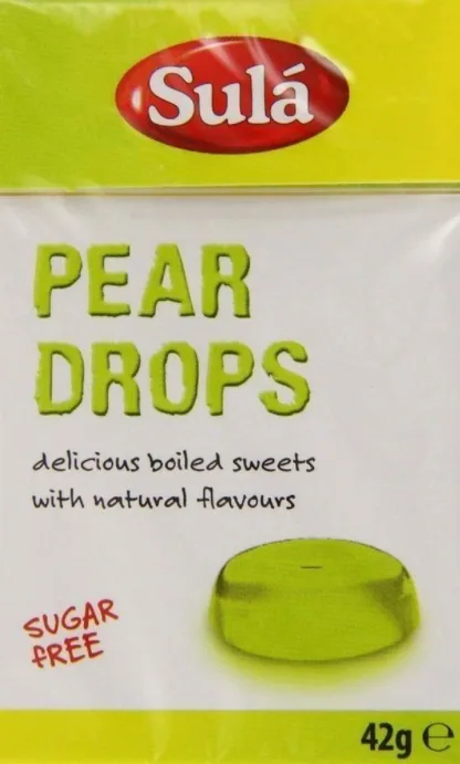 Sula Sugar-Free Pear Drops 14 Pack - 42g