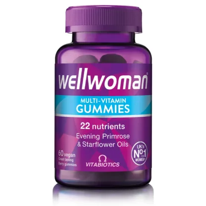 Vitabiotics Wellwoman Multi-Vitamin Natural Berry Flavour Vegan Gummies x 60