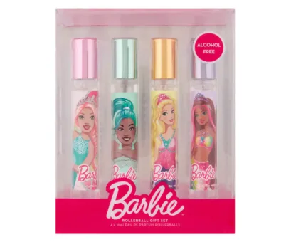 Barbie Mermaid Eau de Parfum Rollerball Gift Set 4 x 10ml