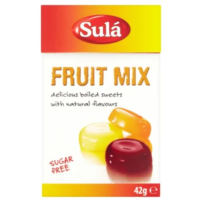 Sula Sugar-Free Fruit Mix Box 14 Pack - 42g