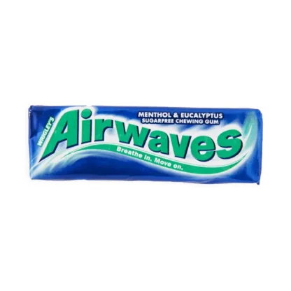 Airwaves Sugar-Free Chewing Gum Menthol & Eucalyptus 30 Pack x 10