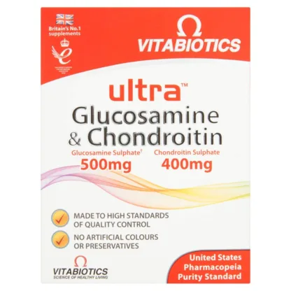 Vitabiotics Ultra Glucosamine 500mg & Chondroitin 400mg 60 Tablets