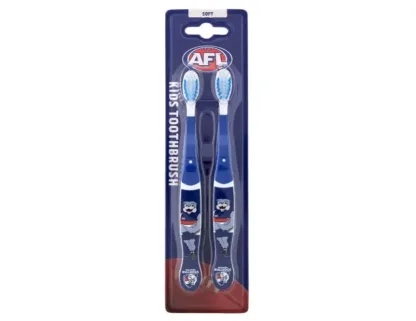 AFL Western Bulldogs Soft Toothbrush 2pcs