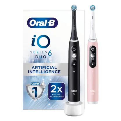 Oral-B iO-6-Black Lava & Pink Sand Toothbrush