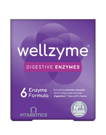 Vitabiotics Wellzyme Digestive Enzymes 60 Capsules