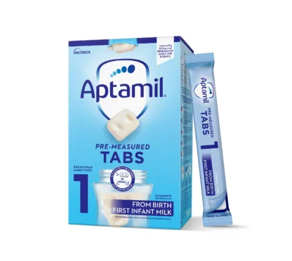 Aptamil Pre-Measured Tabs 1 From Birth First Infant Milk x 120