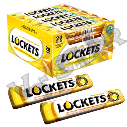 Lockets Lozenges Honey And Lemon 20 Pack x 10