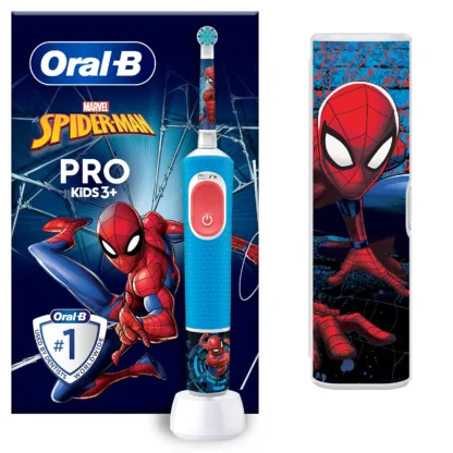 Oral-B Kids Spiderman Vitality Pro Toothbrush+Case