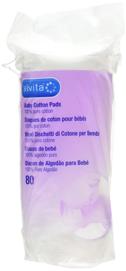 Alvita Cosmetic Pads Baby x 80