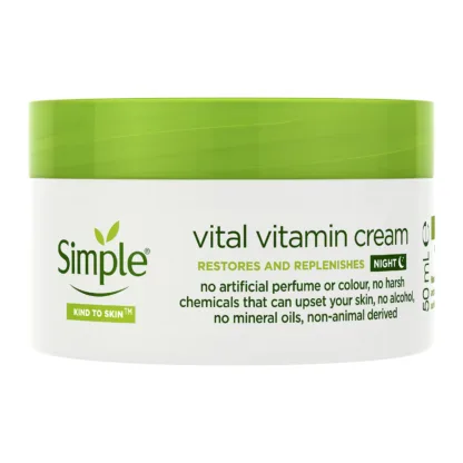 Simple Kind To Skin Vital Vitamin Night Cream - 50ml