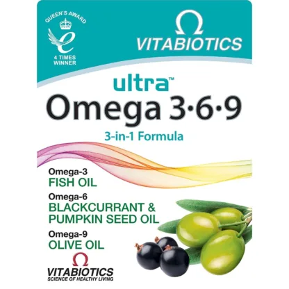 Vitabiotics Ultra Omega 3-6-9 3-in-1 Formula 60 Capsules