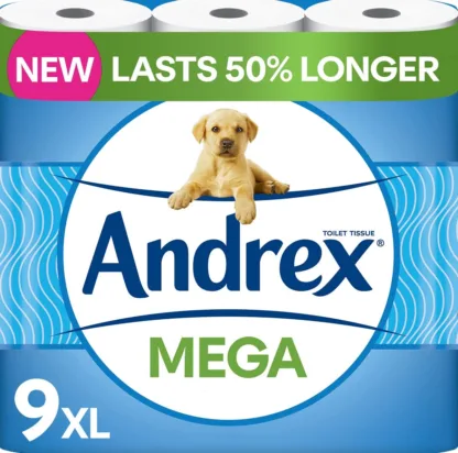 Andrex Classic Clean Toilet Roll Mega Roll x 9