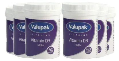 Valupak Vitamin D3 60 Tablets