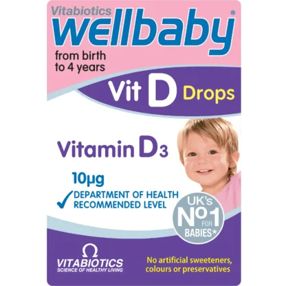 Vitabiotics Wellbaby Vitamin D Drops - 30ml